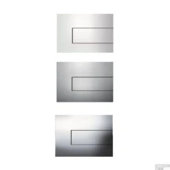 Urinoir Set Salenzi Hung Achterinlaat Mat Zwart Met TECE Square Drukplaat Metaal -Badkamerwinkel drukplaten tece square metaal 1