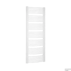 Badkamerwinkel 37 Handdoekradiator Sapho Egeon Gebogen 59.5x174.2 Cm Wit