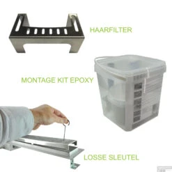 RVS Douchegoot Flens Met Uitneembaar Sifon 160x7cm 6,7cm Diep STANDAARD ROOSTER 16 RVS Douchegoot Flens Met Uitneembaar Sifon 160x7cm 6,7cm Diep STANDAARD ROOSTER -Badkamerwinkel flens design rooster 8 8