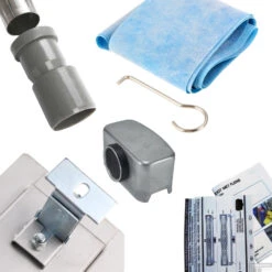 Mat Zwarte RVS Douchegoot Flens Met Uitneembaar Sifon 100x7cm 6,7cm Diep MAT ZWART ROOSTER -Badkamerwinkel flens design rooster mat zwart 4