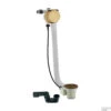 Badoverloop Lagoo Garda Vulcombinatie Met Clickplug En Sifon Messing Geborsteld Goud -Badkamerwinkel g6121 brushed brass shop