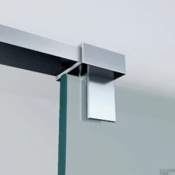 Haakse Glaskoppeling Chroom Draaibaar Tbv Stabilisatiestang -Badkamerwinkel haakse glaskoppeling draaibaar tbv stabilisatiestang detail