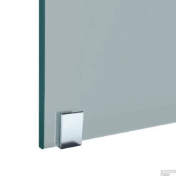 Haakse Glaskoppeling Chroom Draaibaar Tbv Stabilisatiestang -Badkamerwinkel haakse glaskoppeling draaibaar tbv stabilisatiestang vloersteun