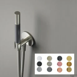 Handdoucheset Hotbath Cobber Houder + Doucheslang In 12 Kleuren Verkrijgbaar