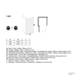 Douchecabine By Sealskin 'I AM' 90x90 Cm Chroom/Zilver Helder Glas + Antikalk -Badkamerwinkel ik180906335100 douchecabine get wet by sealskin i am 90x90 cm chroom zilver helder glas antikalk tech1