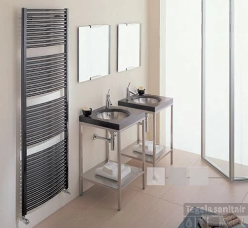 Designradiator Boss & Wessing Odro Gebogen Met Zijaansluiting 119,6x58,5 Cm 804 Watt Donkergrijs Structuur 4 Designradiator Boss & Wessing Odro Gebogen Met Zijaansluiting 119,6x58,5 Cm 804 Watt Donkergrijs Structuur - Afbeelding 2