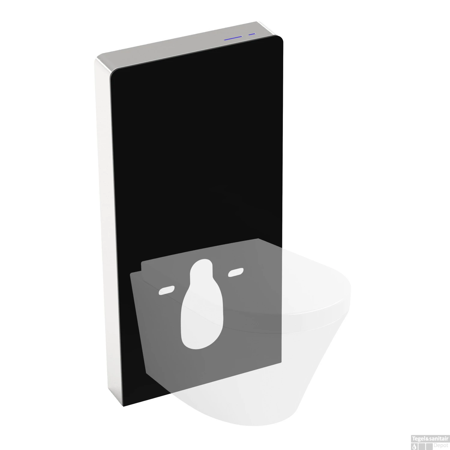 Inbouwreservoir Wiesbaden Sensor Met Ombouw Zwart 4 Inbouwreservoir Wiesbaden Sensor Met Ombouw Zwart - Afbeelding 2