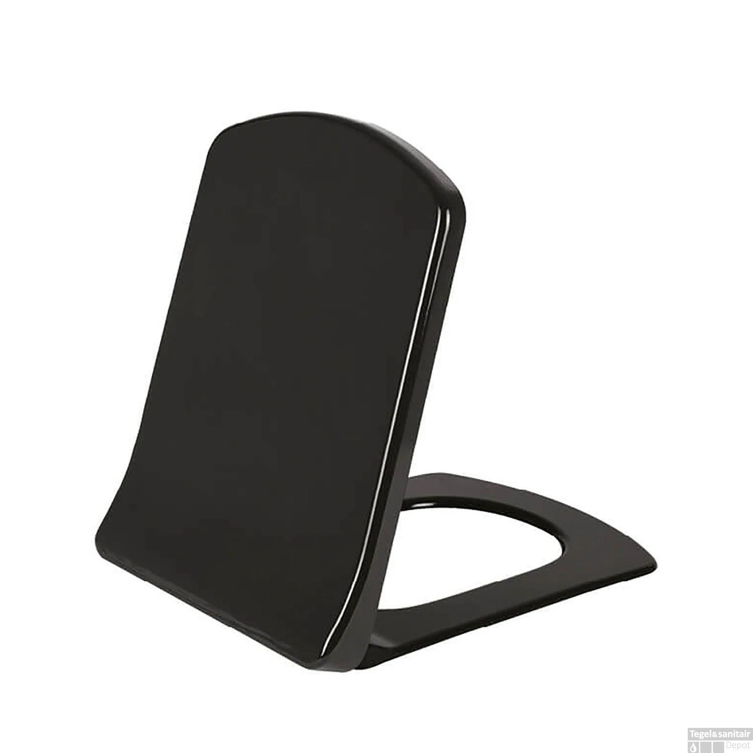 Boss & Wessing Staande Toiletset Lara Mat Zwart Compleet 5 Boss & Wessing Staande Toiletset Lara Mat Zwart Compleet - Afbeelding 3