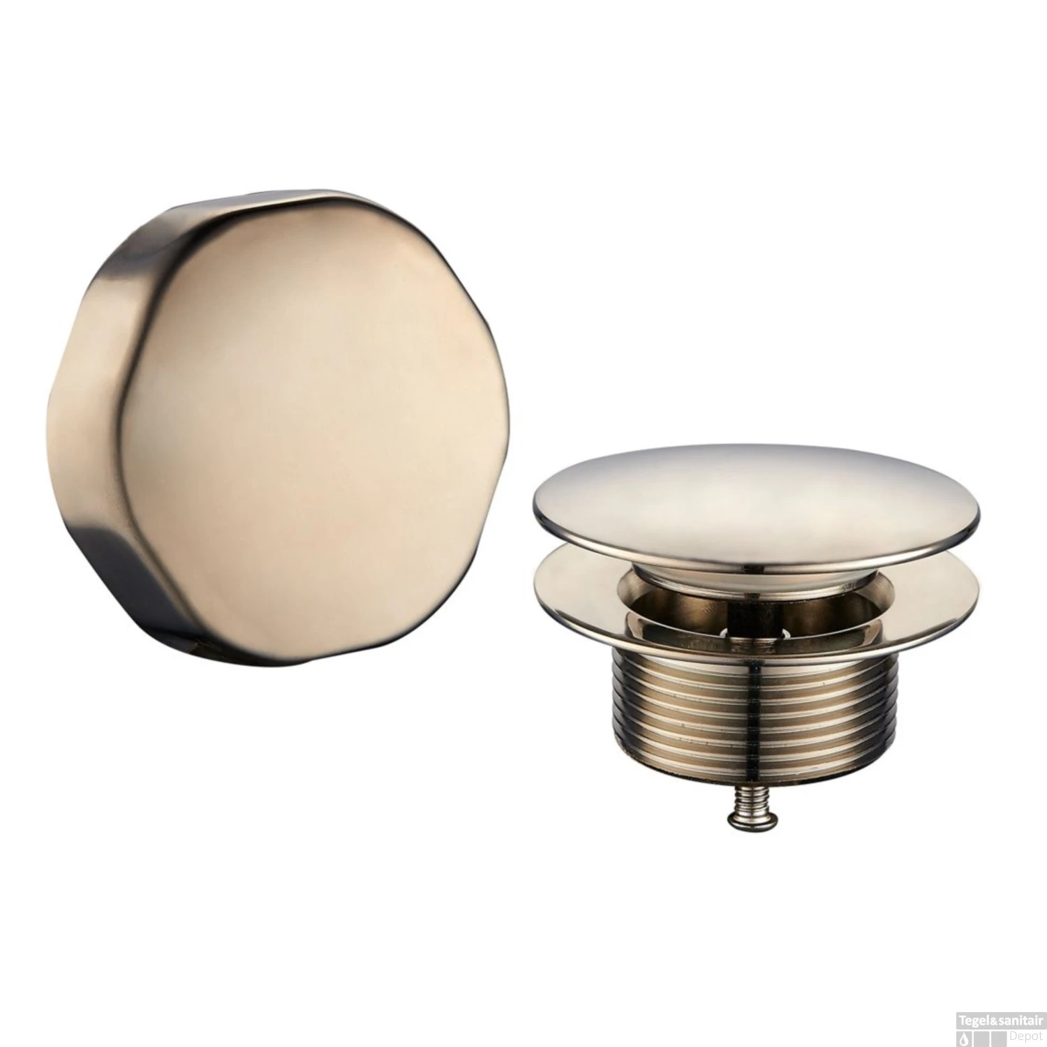 Knop/plug Badoverloop Wiesbaden RVS Look