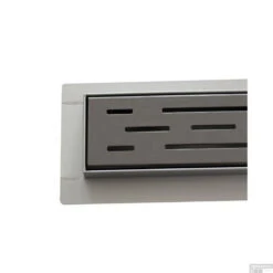 Los Rooster Sanilux Voor Douchegoot 100cm Gunmetal -Badkamerwinkel los rooster sanilux voor douchegoot 100cm gunmetal sfeer1