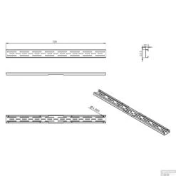 Los Standaard Rooster Wiesbaden Tbv 3e Gen Douchegoot 80cm Mat Zwart -Badkamerwinkel los standaard rooster wiesbaden tbv 3e gen douchegoot 80cm mat zwart tech