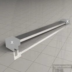 Losse Stabilisatiestang Chroom 120cm