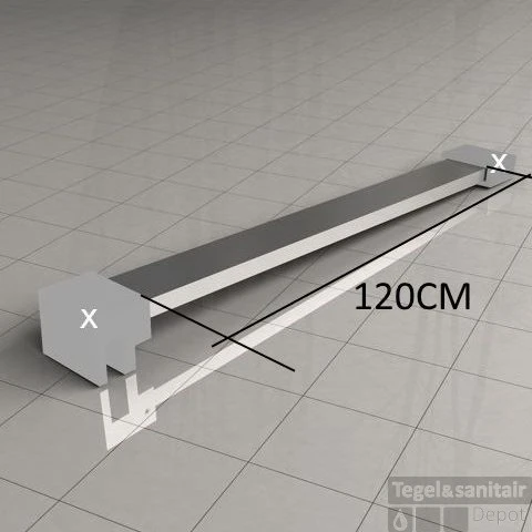 BWS Losse Vierkante Stabilisatiestang 120 Cm Chroom 4 BWS Losse Vierkante Stabilisatiestang 120 Cm Chroom - Afbeelding 2