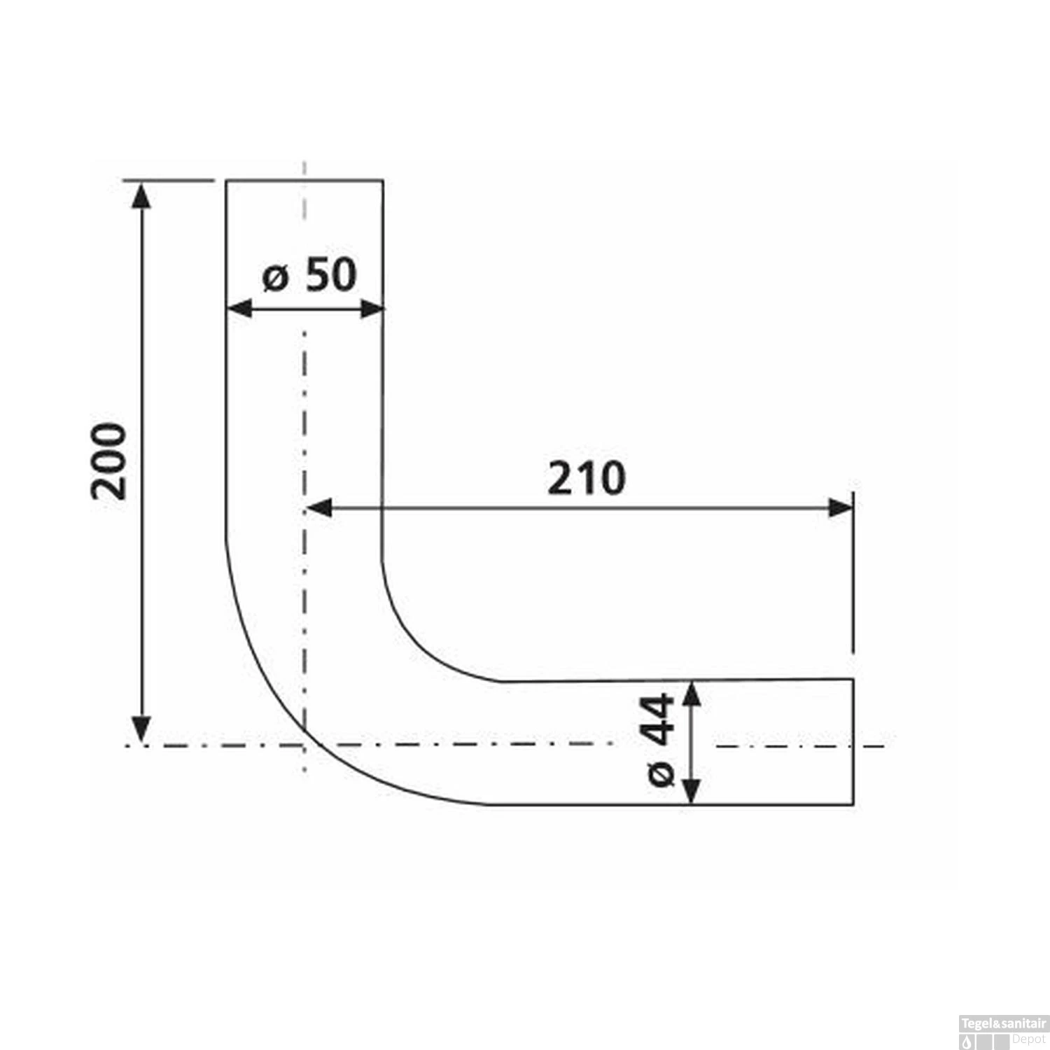 Losse Valpijp Riko 4.4/5.0 Cm Tbv Laaghangend Reservoir 4 Losse Valpijp Riko 4.4/5.0 Cm Tbv Laaghangend Reservoir - Afbeelding 2