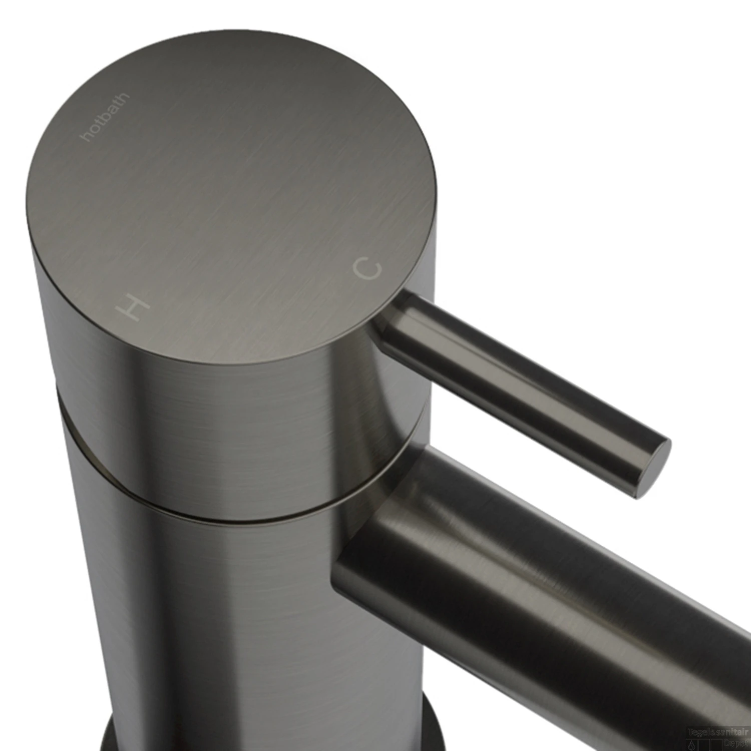 Badoverloop Hotbath Cobber Vulcombinatie Verouderd IJzer 4 Badoverloop Hotbath Cobber Vulcombinatie Verouderd IJzer - Afbeelding 2