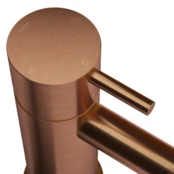 Badkamerwinkel -Badkamerwinkel p033bc badoverloop hotbath cobber vulcombinatie geborsteld koper 1 1