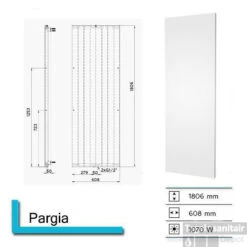 Handdoekradiator Pargia 1806 X 608 Mm Aluminium