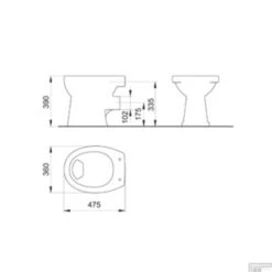 Plieger Smart Toiletpot Vlakspoel PK -Badkamerwinkel plieger smart toiletpot vlakspoel pk tec