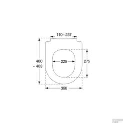 Pressalit Sway D2 Closetzitting Met Softclosing En Quickrelease Zwart -Badkamerwinkel pressalit sway d2 closetzitting met softclosing en quickrelease tech