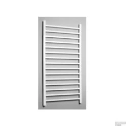 Radiator Sanicare Specials Design 'Qubic' 565 Watt Inclusief Ophanging 60x126,4 Cm Chroom -Badkamerwinkel radiator sanicare specials design qubic 565 watt inclusief ophanging 60x126 4 cm chroom detail 1