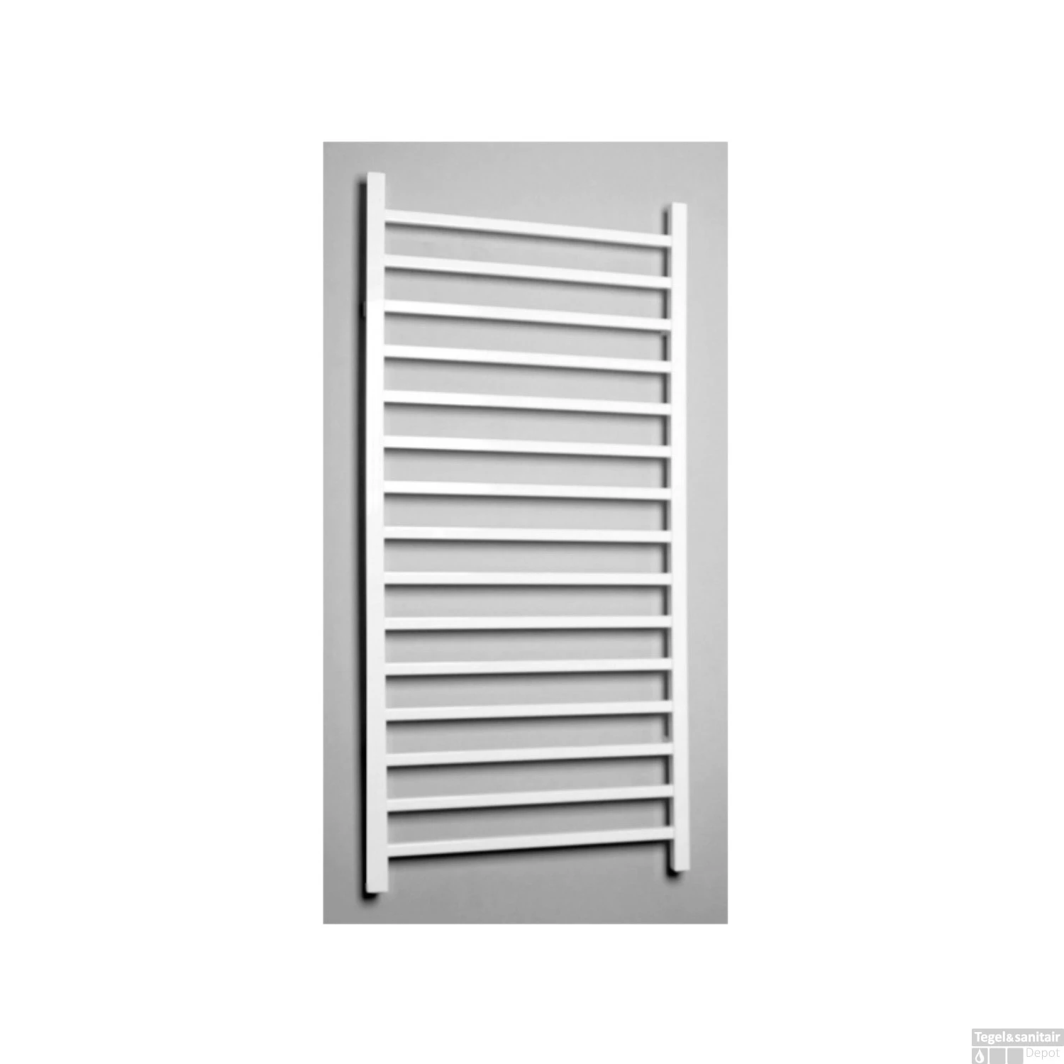 Radiator Sanicare Specials Design 'Qubic' 565 Watt Inclusief Ophanging 60x126,4 Cm Chroom - Afbeelding 3