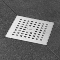 Renovatievloerput Easy Drain Aqua 10x10 Cm Reukslot 5 Cm Geborsteld RVS 5 Renovatievloerput Easy Drain Aqua 10x10 Cm Reukslot 5 Cm Geborsteld RVS -Badkamerwinkel renovatievloerput easy drain aqua 10x10 cm reukslot 5 cm geborsteld rvs 2