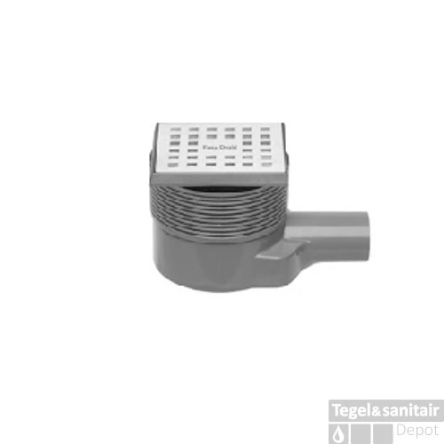 Renovatievloerput Easy Drain Aqua 10x10 Cm Reukslot 5 Cm Geborsteld RVS 3 Renovatievloerput Easy Drain Aqua 10x10 Cm Reukslot 5 Cm Geborsteld RVS