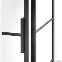 Douchecabine Sealskin SOHO Deur Met Vaste Wand 8mm Helderglas (verschillende Opties) -Badkamerwinkel sealskin detail handvat