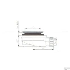 Douchebak Composiet Marmerlook Ardesia (In Meerdere Maten Beschikbaar) -Badkamerwinkel sifon douchebak struker 5