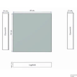 Spiegelkast Sanicare Qlassics Ambiance 90x60 Cm Met Dubbelzijdige Spiegeldeuren, LED Verlichting En Afstandsbediening Zijdeglans Wit -Badkamerwinkel spiegelkast sanicare qlassics ambiance 90x60 cm zijdeglans wit tech