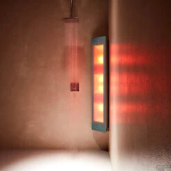 Sunshower Combi Grey UV En Infrarood Opbouwapparaat 29x144x22.8 Cm Aluminium Grijs