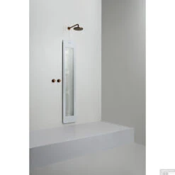 Sunshower Plus L Round Infrarood En UV-licht 185x33 Cm Inbouw - Opbouw Vlak Of Hoek White 14 Sunshower Plus L Round Infrarood En UV-licht 185x33 Cm Inbouw - Opbouw Vlak Of Hoek White -Badkamerwinkel sunshower oneplus l white inbouw uit geheel 2