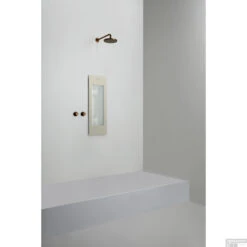 Sunshower One S Round Infrarood 95x33 Cm Inbouw - Opbouw Vlak Of Hoek Sand White -Badkamerwinkel sunshower oneplus s sand white inbouw uit geheel