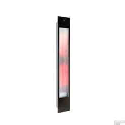 Sunshower Pure Solo Black Infrarood Opbouwapparaat 20x124x18 Cm Aluminium Zwart