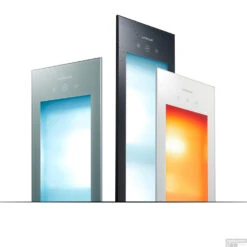 Sunshower Pure 2.0 Grey Infrarood Inbouwapparaat 19.9x61.9x10 Cm Half Body Aluminium Grijs 6 Sunshower Pure 2.0 Grey Infrarood Inbouwapparaat 19.9x61.9x10 Cm Half Body Aluminium Grijs -Badkamerwinkel sunshower rangeshot ir uv combi 2