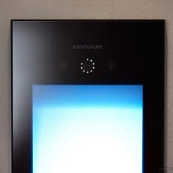 Sunshower Pure XL 2.0 Black Infrarood Inbouwapparaat 19.9x123.8x10 Cm Aluminium Zwart -Badkamerwinkel sunshower uv black display