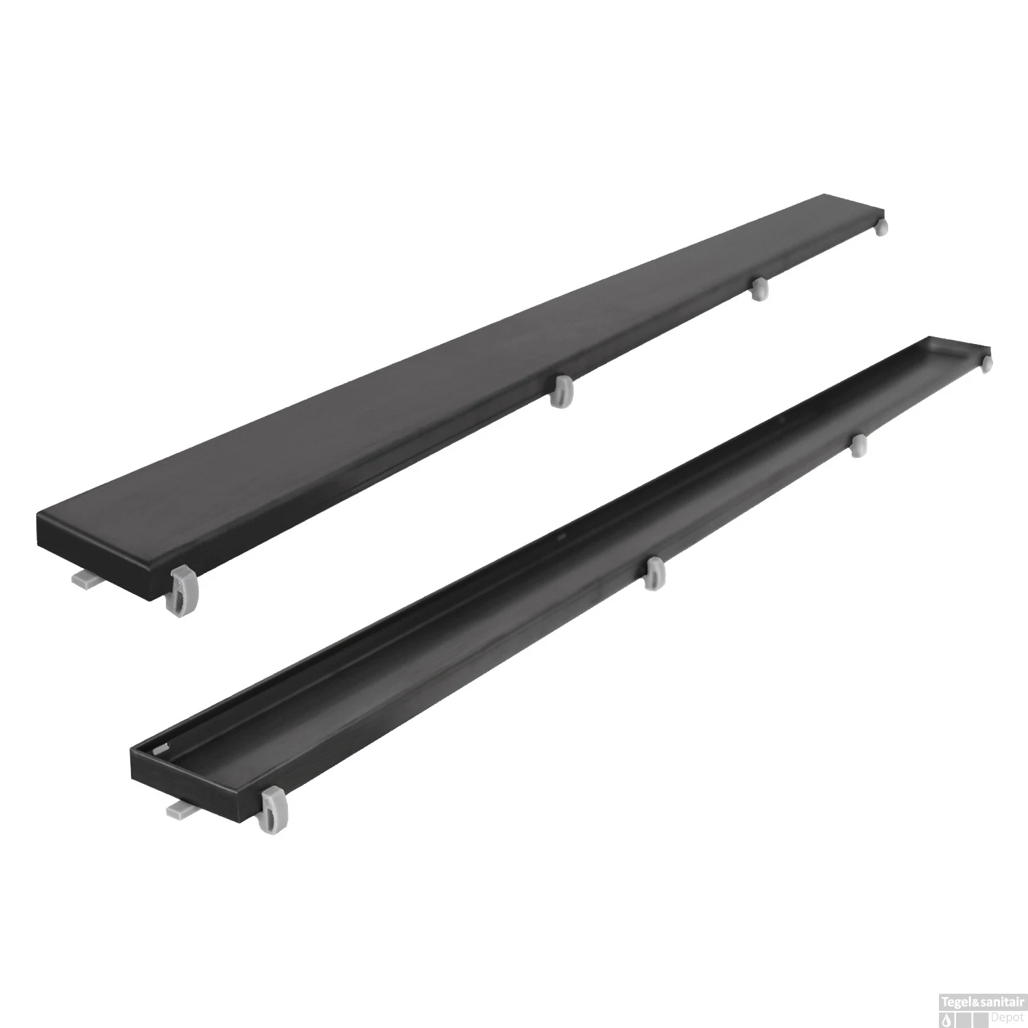 Tegelrooster Differnz T.b.v. Douchegoot 80 Cm Zwart