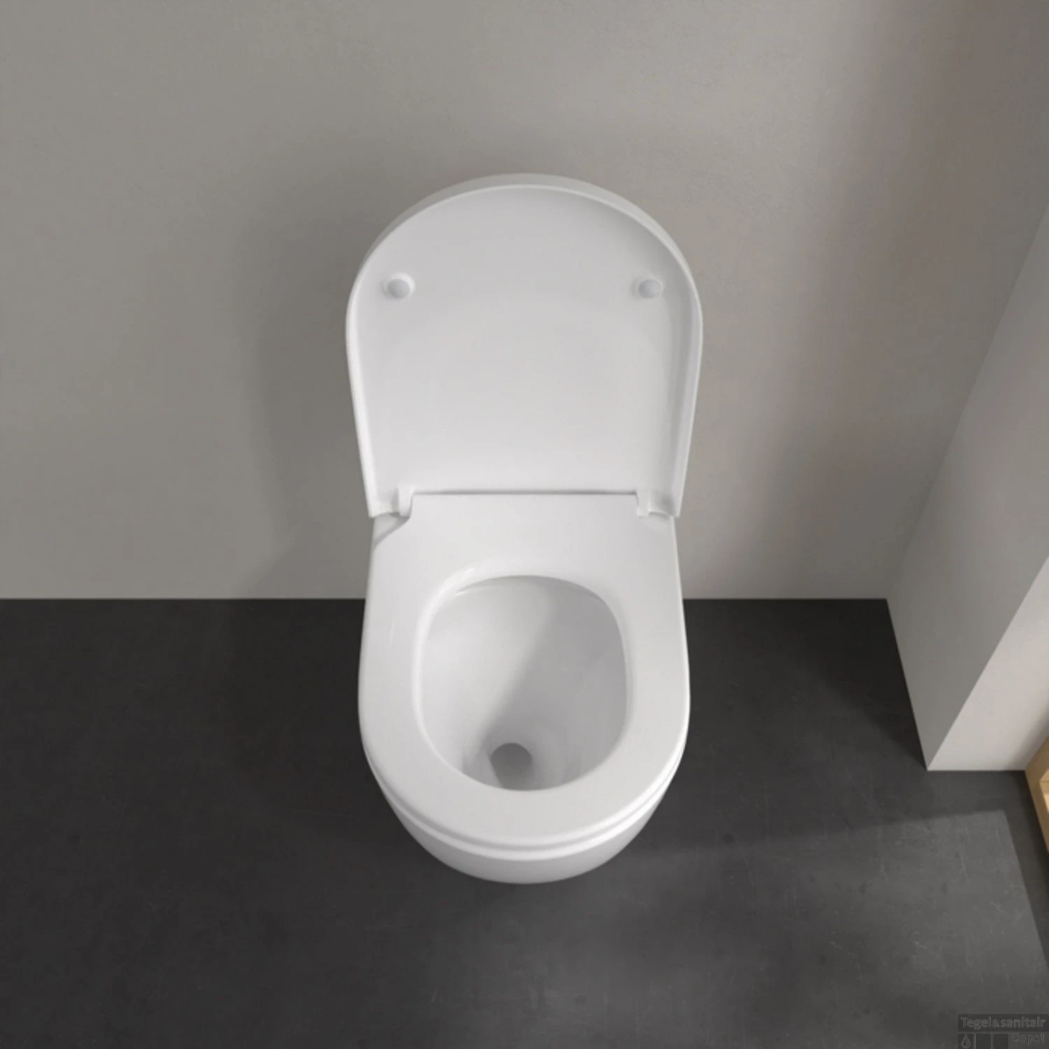 Toilet Villeroy & Boch Subway 3.0 Staand 59.5x37x40 Cm Wit Alpin 5 Toilet Villeroy & Boch Subway 3.0 Staand 59.5x37x40 Cm Wit Alpin - Afbeelding 3