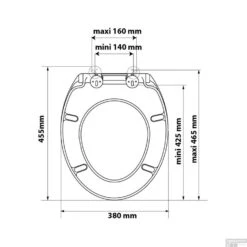 Toiletzitting Allibert Karma Kunststof 38x6,6x45,5 Cm Soft-Close Afklikbaar Wit -Badkamerwinkel toiletbril allibert karma wit tech