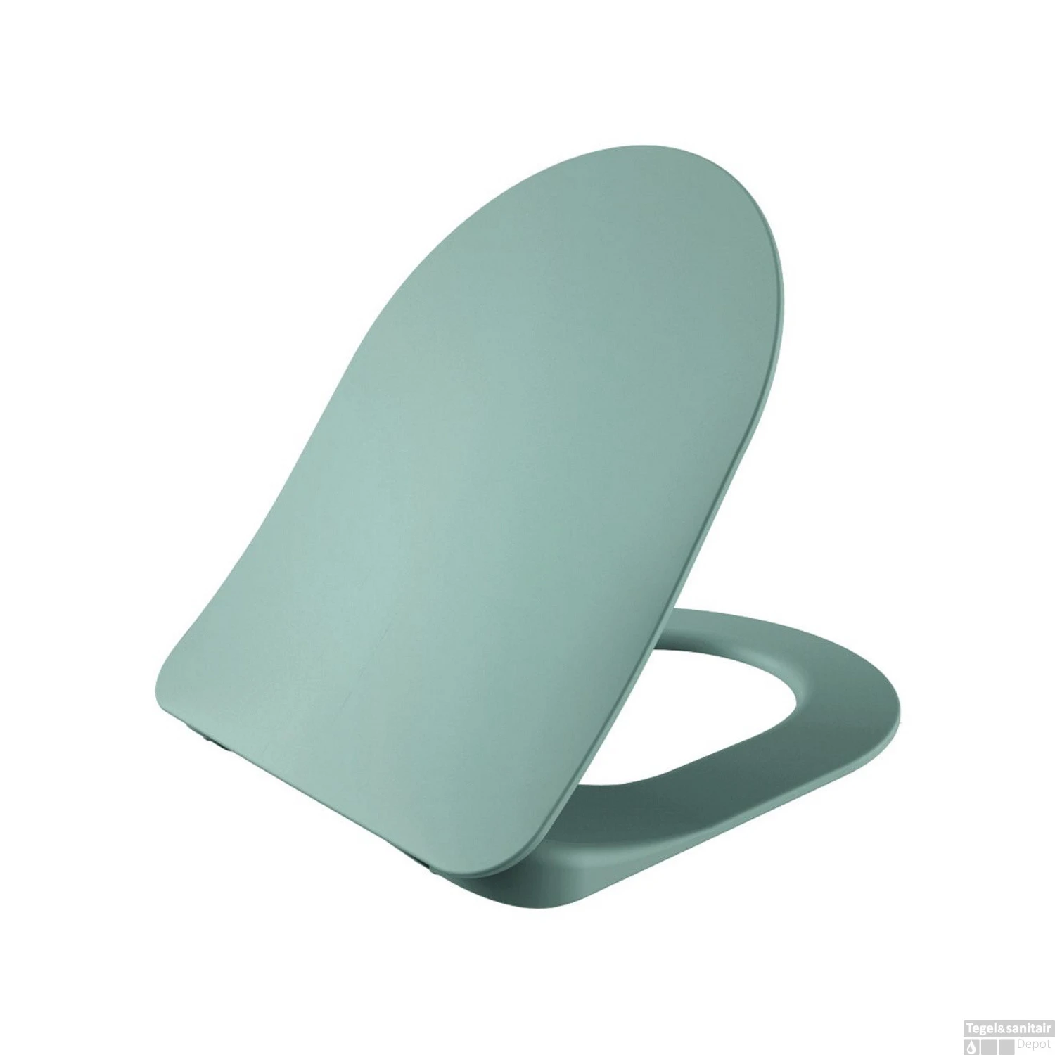 Toiletzitting Boss & Wessing Met Inox Scharnieren Softclose Nijl Groen