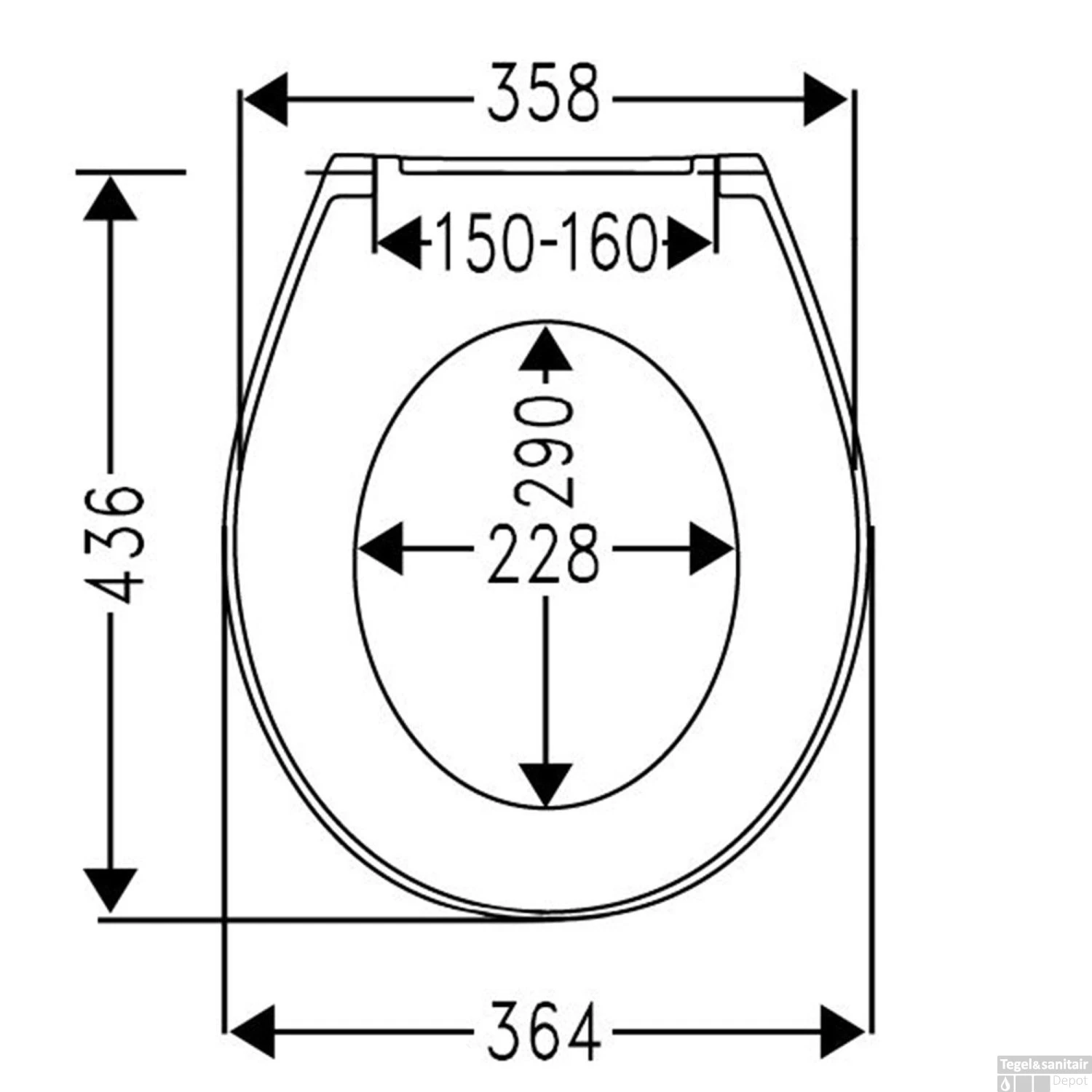 Toiletzitting Cedo Atacama Duroplast Softclose Wit 6 Toiletzitting Cedo Atacama Duroplast Softclose Wit - Afbeelding 4
