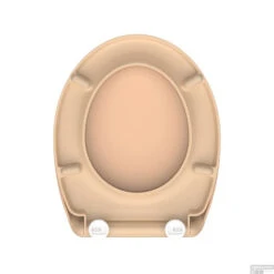 Toiletzitting Schutte Beige Duroplast Met Soft Close En Quick Release Gelakt Beige -Badkamerwinkel toiletzitting schutte beige duroplast met soft close en quick release beige sfeer4