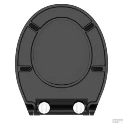 Toiletzitting Schutte Slim Black Ultra Dun Afklikbaar Soft Close Zwart Verstelbaar HoH 7 Tot 19 Cm -Badkamerwinkel toiletzitting schutte slim black ultra dun afklikbaar soft close zwart detail2