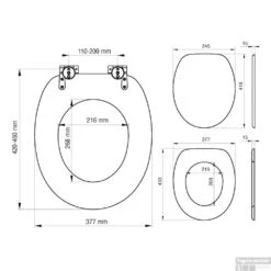 Toiletzitting Tiger Leatherlook Hout Zwart 15 Toiletzitting Tiger Leatherlook Hout Zwart -Badkamerwinkel toiletzitting tiger leatherlook hout zwart tec