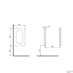 Urinoirscherm Boss & Wessing Bocchi Mat Antraciet 5 Urinoirscherm Boss & Wessing Bocchi Mat Antraciet -Badkamerwinkel urinoirscherm boss wessing bocchi mat antraciet tech