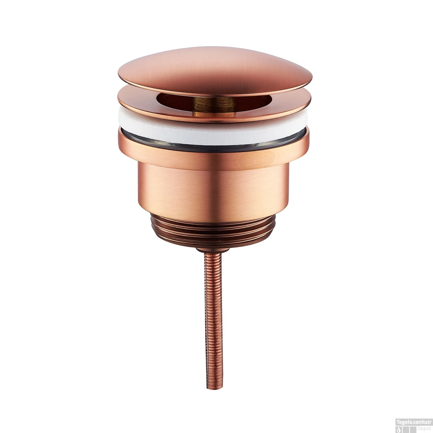 Vaste Waste Wiesbaden Caral Niet Afsluitbaar 5/4 Geborsteld Koper 3 Vaste Waste Wiesbaden Caral Niet Afsluitbaar 5/4 Geborsteld Koper