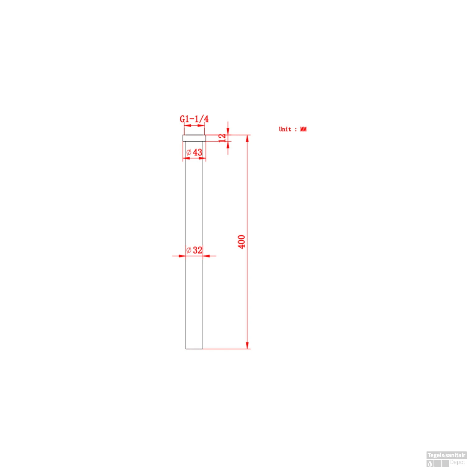 Verlengbuis Voor Sifon Boss & Wessing Brass 40 Cm Geborsteld Messing 6 Verlengbuis Voor Sifon Boss & Wessing Brass 40 Cm Geborsteld Messing - Afbeelding 4