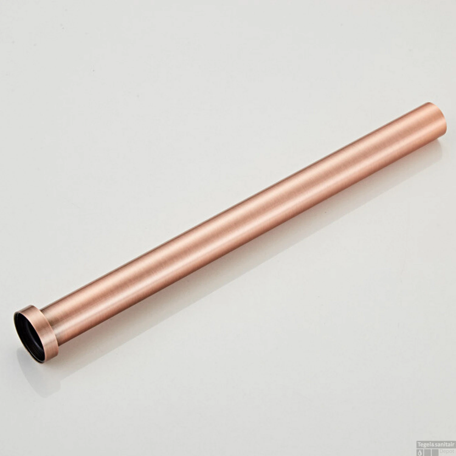 Verlengbuis Voor Sifon Boss & Wessing Copper 40 Cm Geborsteld Koper - Afbeelding 2