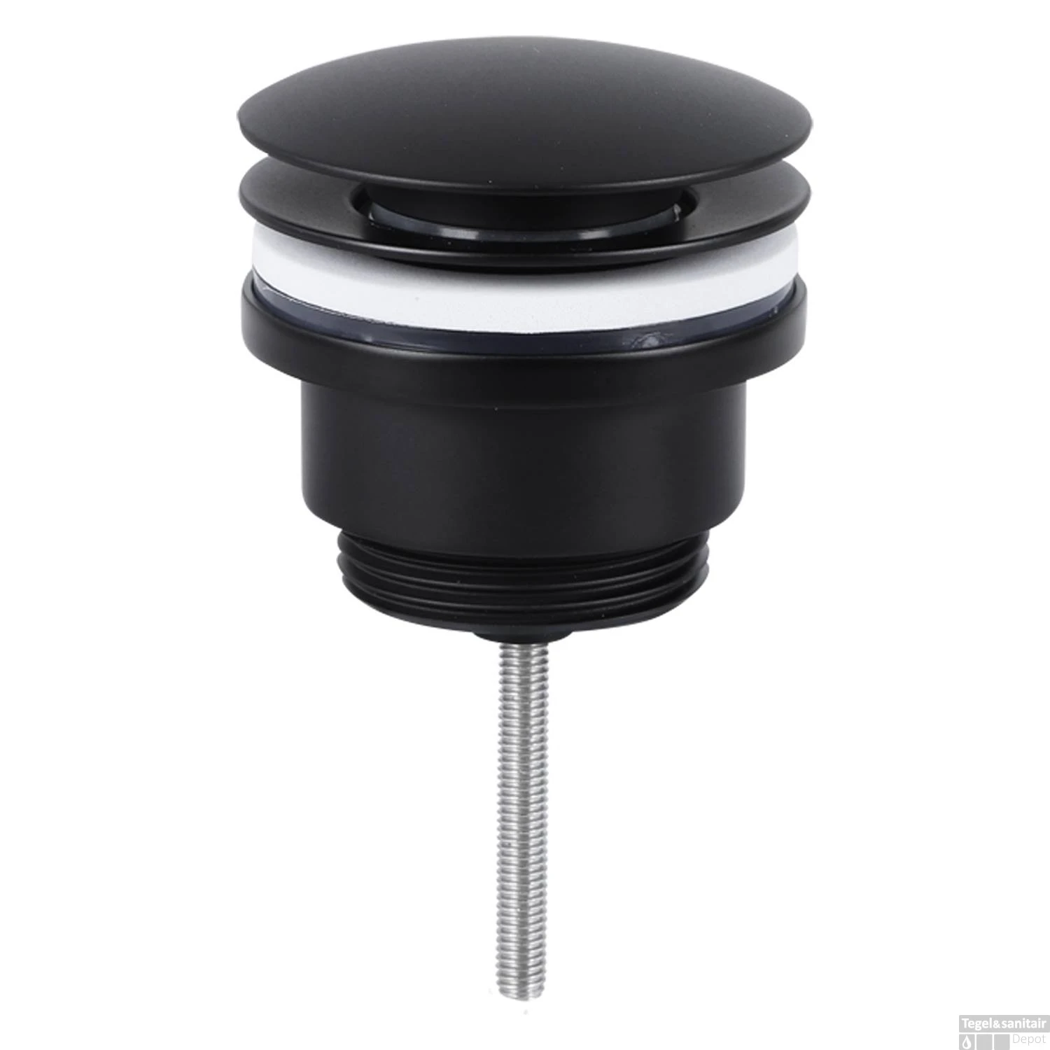 Wastafel Afvoerplug Differnz Pop Up 7 Cm Mat Zwart 3 Wastafel Afvoerplug Differnz Pop Up 7 Cm Mat Zwart
