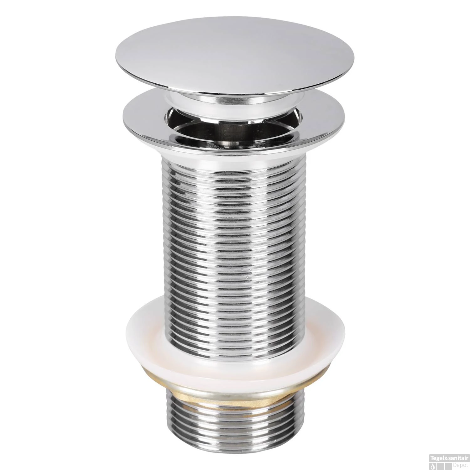 Wastafel Afvoerplug Differnz Pop Up Design 9.8 Cm Glans Chroom 3 Wastafel Afvoerplug Differnz Pop Up Design 9.8 Cm Glans Chroom